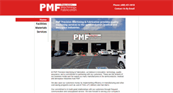 Desktop Screenshot of pmf-precisionmachining.com