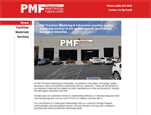 Tablet Screenshot of pmf-precisionmachining.com